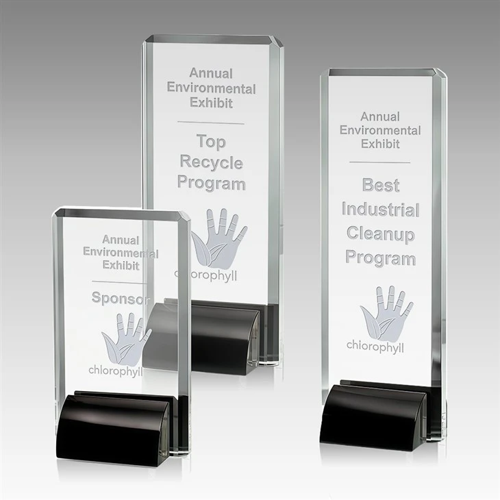 Crystal Plaque Awards high quality