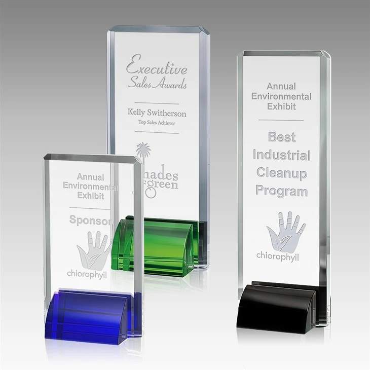 Crystal Plaque Awards